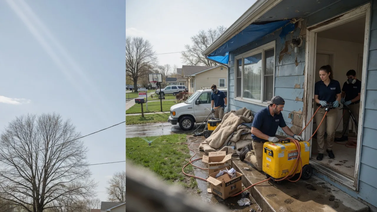 Basement Flood Cleanup in Winchester, IL near me